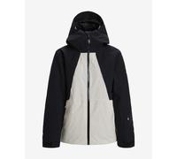 Veste à capuche Roxy Wild Twist noir mat blanc femme - S