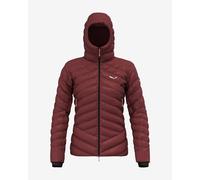 Veste à capuche Salewa Ortles Medium 3 Down grenat femme - 34