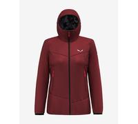 Veste à capuche Salewa Ortles Tirol Wool Responsive Stretch rouge femme - 42