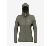 Veste à capuche Salewa Ortles Tirol Wool vert canne femme - 38