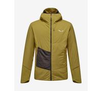 Veste à capuche Salewa Pedroc TirolWool Air Hybrid vert kaki - L