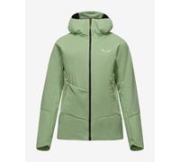 Veste à capuche Salewa Pedroc TirolWool Air Hybrid vert pastel femme - 38