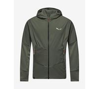 Veste à capuche Salewa Pedroc Wind vert chrome - L