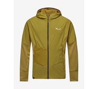 Veste à capuche Salewa Pedroc Wind vert kaki - L