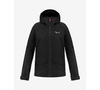 Veste à capuche Salewa Puez GORE-TEX noir logo blanc femme - 42
