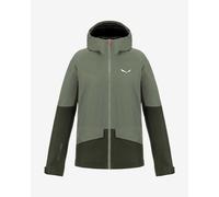 Veste à capuche Salewa Puez GORE-TEX vert foncé femme - XXL