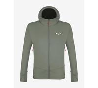 Veste à capuche Salewa Puez Polarlite vert gris - M