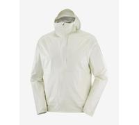 Veste à capuche Salomon Bonatti Waterproof blanc perle - XXL