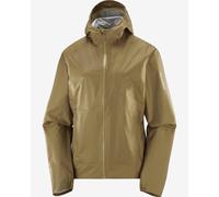 Veste à capuche Salomon Bonatti Waterproof bronze olive marron - XL