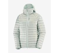 Veste à capuche Salomon Elixir Micro Down gris clair femme - M