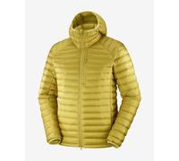 Veste à capuche Salomon Elixir Micro Down jaune or - L