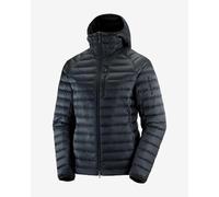 Veste à capuche Salomon Elixir Micro Down noir femme - L