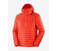 Veste à capuche Salomon Elixir Micro Down orange foncé - S