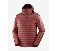 Veste à capuche Salomon Elixir Micro Down rouge bordeaux - S