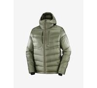 Veste à capuche Salomon Elixir Ultra Down vert avocat - S