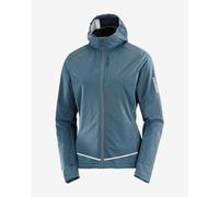 Veste à capuche Salomon Light Shell bleu pâle femme - L