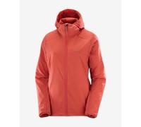 Veste à capuche Salomon Mountain Flex rouge femme - S
