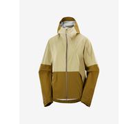 Veste à capuche Salomon Outerpath 2.5L jaune pâle marron femme - S