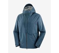 Veste à capuche Salomon Outerpath Waterproof Pro bleu pâle - S