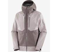 Veste à capuche Salomon Outline 3L GORE-TEX gris rosé - XL