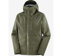 Veste à capuche Salomon Outline 3L GORE-TEX vert forêt - XS