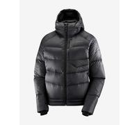 Veste à capuche Salomon Outline Down noir brillant femme - L