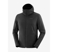 Veste à capuche Salomon Outline Hybrid Warm noir - L