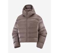 Salomon - Doudoune en duvet de canard - Outline Nov Crop Down W Iron pour Femme - Taille XS - Marron Marron XS