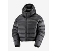Veste à capuche Salomon Outline Novelty Crop Down noir femme - XS