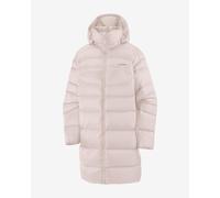 Veste à capuche Salomon Outline Novelty Mid Down rose clair femme - M