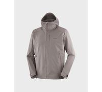 Veste à capuche Salomon Outpeak Softshell gris foncé - S