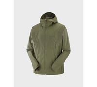 Veste à capuche Salomon Outwind vert kaki - S