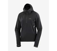 Veste à capuche Salomon Sense Aero Hybrid Half Zip noir femme - L