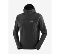 Veste à capuche Salomon Sense Aero Hybrid Half Zip noir grisâtre - M