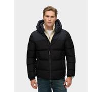 Veste à capuche Superdry Colourblock Puffer noire - XL