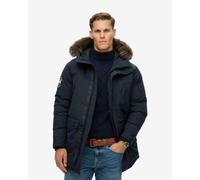 Superdry Everest Faux Fur Jacket Bleu XL Homme