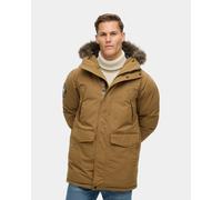Superdry Everest Faux Fur Jacket Marron XL Homme