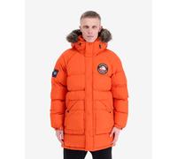 Veste à capuche Superdry Everest Longline Baffled orange - S