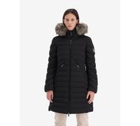 Veste à capuche Superdry Fuji Faux Fur noir pur femme - S