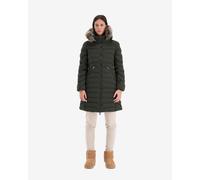 Veste à capuche Superdry Fuji Faux Fur vert foncé femme - XS