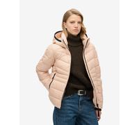 Veste à capuche Superdry Fuji Quilt Padded rose clair femme - L