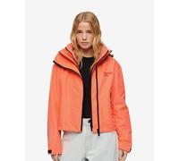 Veste à capuche Superdry Hooded Windbreaker rouge corail femme - XXS