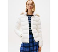 Veste à capuche Tommy Jeans Basic Down blanche femme - L