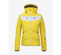 Veste à capuche Tsunami Vermont jaune vif blanc femme - L