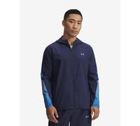 Under Armour - Velociti Storm Hooded Jacket - Veste de running - S - washed navy / blue atlantis