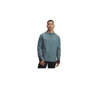 Veste a capuche under armour velociti storm vert homme