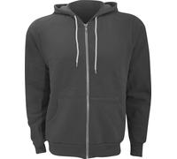 Veste à capuche unie en polaire Canvas BC1337 (XL) (Asphalt)