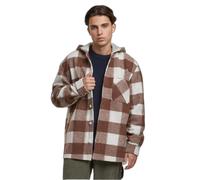 Urban Classics Big Check Jacket Marron S Homme