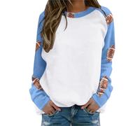 Veste à capuche - Vestes à capuche pas chères Acheter en ligne - Pull imprimé fille tendance, bleu, XL