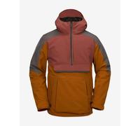 Veste à capuche Volcom BRIGHTON orange rouge - M
